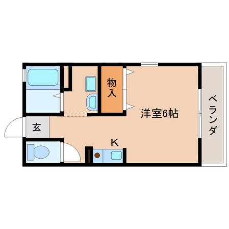 天理駅 徒歩10分 1階の物件間取画像